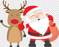Santa sleigh png images free download, free portable network graphics (png) archive. Santa Claus Reindeer Father Christmas Child Santa Claus With Elk Transparent Background Png Clipart Hiclipart