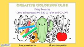 West Elmira- Creative Coloring Club