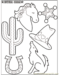 Cowboy Texas Theme Coloring Pages Free Printable Coloring Page Cowboy Coloring Page 001 2 Cartoons Wild West Crafts Western Crafts Cowboy Crafts
