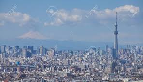 Tokyo City View And Tokyo Skytree With Mt Fuji Stock Photo Picture And Royalty Free Image Image 26843035