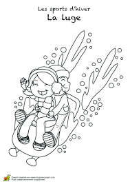Coloriage Sports Hiver La Luge 10 Coloriage Luge Dessin A Colorier