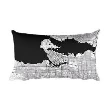 Vancouver Pillow Vancouver Decor Vancouver Throw Pillow Etsy Vancouver Map Pillows Throw Pillows