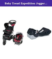 Baby Trend Expedition Jogger Travel System And Flex Loc Car Seat Base Black Items Shipped Separately Travel System Baby Trend Car Seat Base