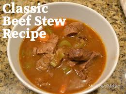 Cover and simmer 1 1/2 hours. Classic Beef Stew Recipe Miss Crystal