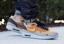 On Feet Images Of The Upcoming Nike Air Max 1 Safari Kicksonfire Com Sneakers Nike Air Max Nike Air Max Nike Air