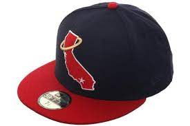 Exclusive New Era 59fifty Los Angeles Angels California State Hat 2t Navy Red New Era 59fifty Hats New Era
