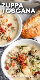 Homemade Zuppa Toscana Is A Rich Creamy Soup With Italian Sausage Bacon And Potatoes In 2021 Stew Meat Recipes Fun Easy Recipes Beef Stew Meat Recipes