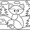 Süße linie symbol fuchs gesicht cartoon malvorlage fuchs fuchs gesicht malvorlage fuchs malen mit vorlage geht es ganz einfach. 1