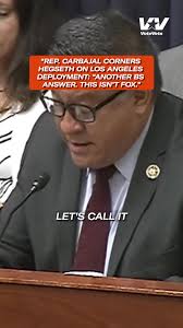 🔥🔥🔥 “This isn’t FOX anymore.” , Rep. Carbajal RIPPED into Hegseth over  the LA military deployment—calling out the BS answers, demanding the truth,  and exposing the political theater for what it is.
