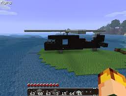 It uses mainly stone bricks & quartz, with a few other detail blocks. Black Hawk Helicopter Minecraft Map
