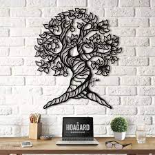 Orme Metal Tree Wall Art Wall Art Designs Metal Wall Art