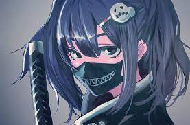 Image of anime boy mask red eyes hoodie earphones cool anime. Hd Wallpaper Anime Anime Girls Mask Wallpaper Flare