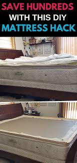 This Mattress Hack Saved Us Hundreds Diy Mattress Diy Mattress Topper Diy Bed Mattress
