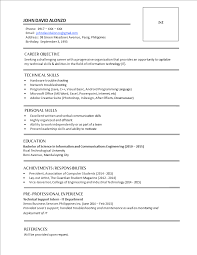 Tell me about yourself sample answer for fresh graduates. Resume Fresh Graduate Without Work Experience Templates At Allbusinesstemplates Com