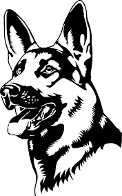 This is an original book plate from the 1930's by the famous english illustrator, lucy dawson. German Shepherd Coloring Page Vector Dxf File Free Download 3axis Co