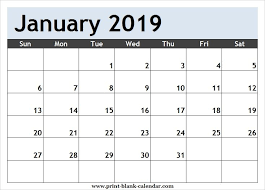 Free January 2019 Calendar Clipart Page Printable Calendar July Calendar Template Calendar Word