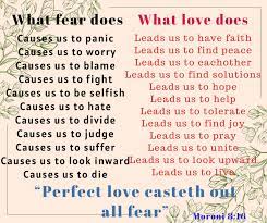 On the other hand, love or loving is a strong feeling of affection. Love Vs Fear The Diary Of A Depressed Mom