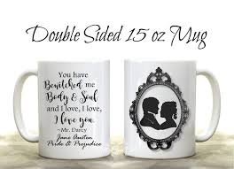 Pride & prejudice movie clips: Amazon Com Jane Austen Pride And Prejudice Book Quote Coffee Mug 15 Oz You Have Bewitched Me Body And Soul I Love You Coffee Cup Handmade