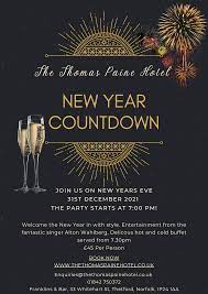 New Years Eve Ball Norfolk New Years Eve 2022 Celebrate In Thetford At Thomas Paine Hotel
