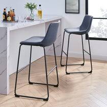 Acme zaire bar chair in antique sky finish 96806. Blue Bar Stools Counter Stools You Ll Love In 2021 Wayfair