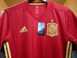 National team spain at a glance: Adizero Adidas Spain Home 2015 17 Euro 2016 Jersey
