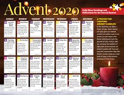 2020 Adult Advent Calendar Catholic Product Goods Creative Communications Catholic