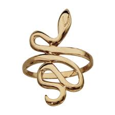 Noté 5.00 sur 5 basé sur 7 notations client. Bague En Plaque Or Serpent Lisse Enroule