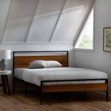 A wide variety of bed frame queen metal options are available to you, such as appearance, specific use. Industrial Lodge Home Andrews Platform Bed Reviews Wayfair