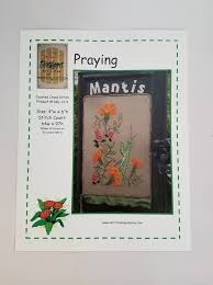 Praying Mantis Cross Stitch Chart