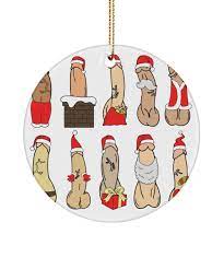 Amazon.com: Penis Christmas Ornament, Best Friend Ornament, Bestie Ornament,  Wife Ornament, Girlfriend Ornament, Funny Dick, White, Circle Ornament :  Home & Kitchen