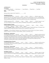 SELECT BOARD MEETING Monday, February 6, 2012