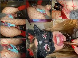 Dildoing | Closeup - PupPeeCat Nasty Teen Piss Bondage Bunny Does It All  For Daddy Amateur