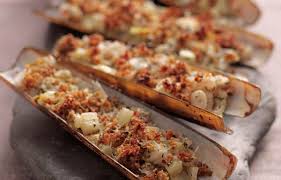 Grilled Razor Clams Recipe Great British Chefs Recept Voorgerechten
