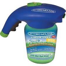 Hydroseeding is an effective way to cover a large area with lawn. Hydro Mousse Liquid Lawn As Seen On Tv