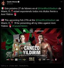 Revisa a continuación el día, hora y canal de la pelea situada en el hard rock 'canelo' álvarez vs. Canelo Alvarez Confirman Proxima Pelea Del Mexicano En Febrero El Informador