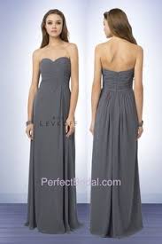 Bill Levkoff Strapless Chiffon Bridesmaid Dress 53 Off Newriversidehotel Com
