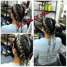 Braiding hair 26 inch pre stretched #1b 8 packs itchy free hot water setting yaki professional easy braids hair synthetic fiber twist crochet braids hair extensions. Beautiful Two Cornrows Braids With Added Hair Extensions To Give The Style Highlights Call To Get This Look Its In Fashion Now Cornrows Braids Hair Hair Styles