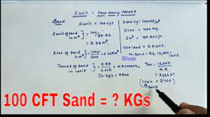 Apr 10, 2020 · a u.s. One Unit Of Sand Equal To How Many Kgs Weight Of One Unit Of Sand Youtube