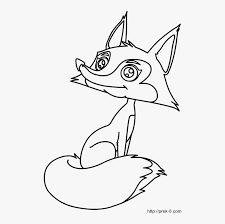 On one coloring page, big wolf seems to be enjoying chatting with a beautiful tiny bird. Cute Fox Colouring Pages Coloring Book Hd Png Download Kindpng