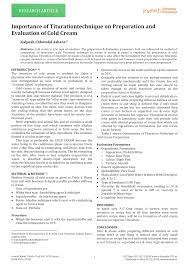 The journal of international management studies volume dan abstrak yang disajikan penulis hanya menggunakan dua bahasa yaitu bahasa inggris (bahasa internasional) dan bahasa indonesia. Pdf Importance Of Titurationtechnique On Preparation And Evaluation Of Cold Cream