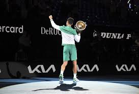 Only roger federer and rafael. Cloud 9 Djokovic Wins 9th Australian Open 18th Slam Title