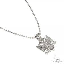 Choosing a diamond cross for men is not an easy task, as men are known to be picky when it comes to fine diamond jewelry. 14k Gold Albanian Eagle Diamond Pendant Set 66815 Ladies Style Gold 14k Round Cut 0 46 Ct