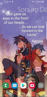 My Gurren Lagann Phone Wallpaper Gurrenlagann