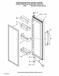 1/2 (1.25 cm) 2 (5.08 cm) side by side refrigerator product model numbers product dimensions ksc23c8ey ksc24c8ey electrical: Kitchenaid Refrigerator Ksf26c4xyy03 Ereplacementparts Com