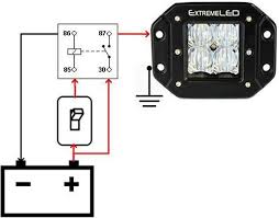 The mains must always be turned off before any work is started. How To Wire A Relay For Off Road Led Lights Off Road Led Lights Led Lights 4runner