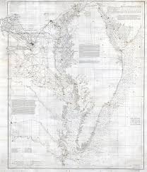 Coast Survey Nautical Chart Or Map Of The Chesapeake Bay