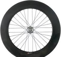 Front 70mm Tri Spoke Rear 88mm Fixed Gear Carbon Wheelset 700C Track