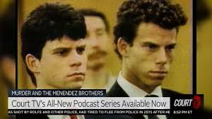 Armed with shotguns, the brothers, then 18 and 21, had surprised jose and kitty menendez while they sat watching tv and snacking on berries and cream in the family room of their beverly hills mansion. Court Tv All New Podcast Murder And The Menendez Brothers Facebook