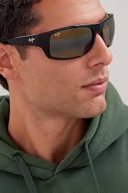 Maui Jim Big Wave Lunettes de Soleil, Noir Mat, 67/20/134 Homme :  Amazon.fr: Mode