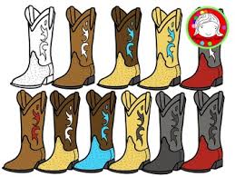 This is a set of high quality hand painted watercolor cowboy boots transparent clipart.these illustrations will be perfect for diy,wedding stationary,invitations,quotes,blogs etc. Cowboy Boots Clip Art Worksheets Teachers Pay Teachers